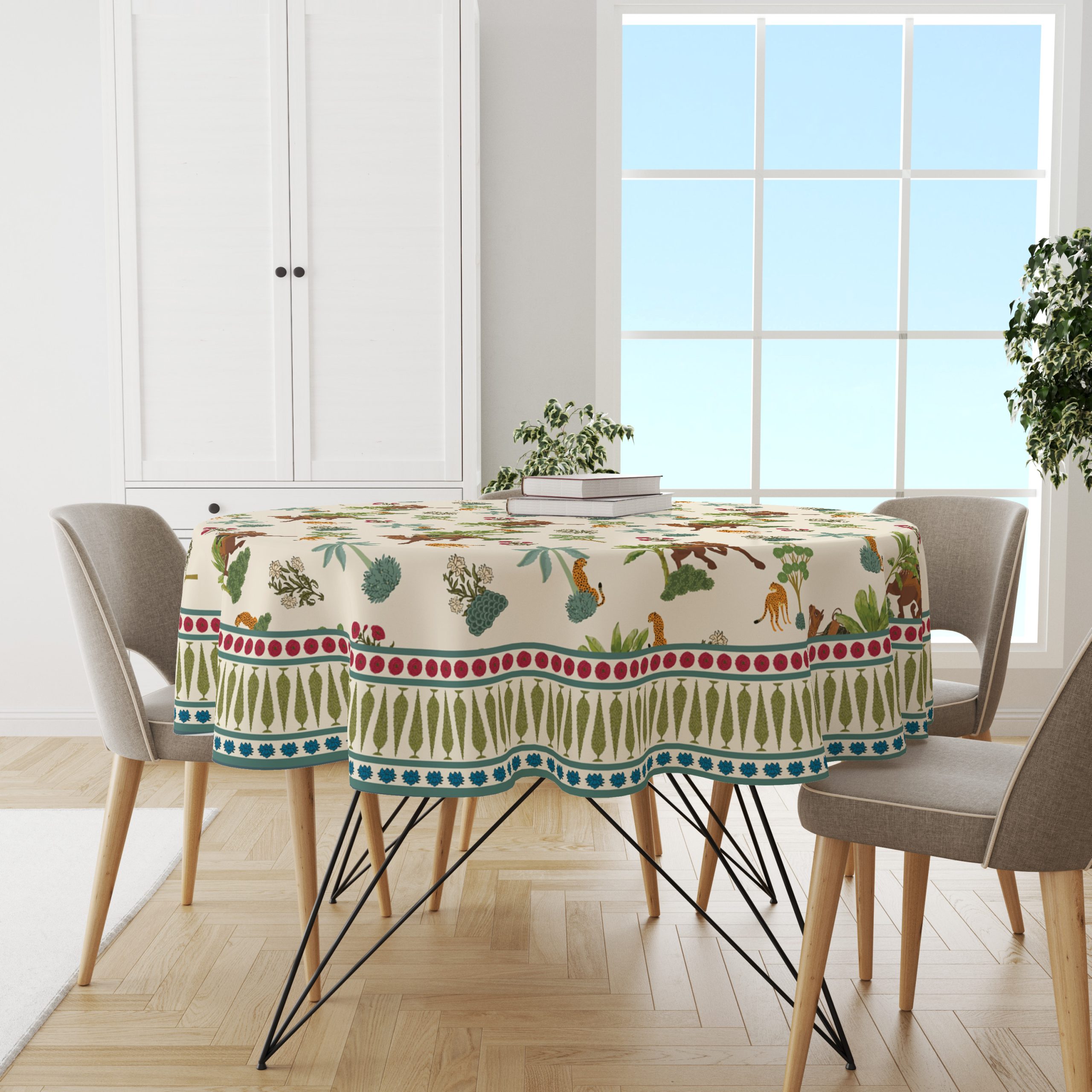 Camel Block | Premium Quality | Table Cloth/ Table Linen | Kitchen Linen - Image 2