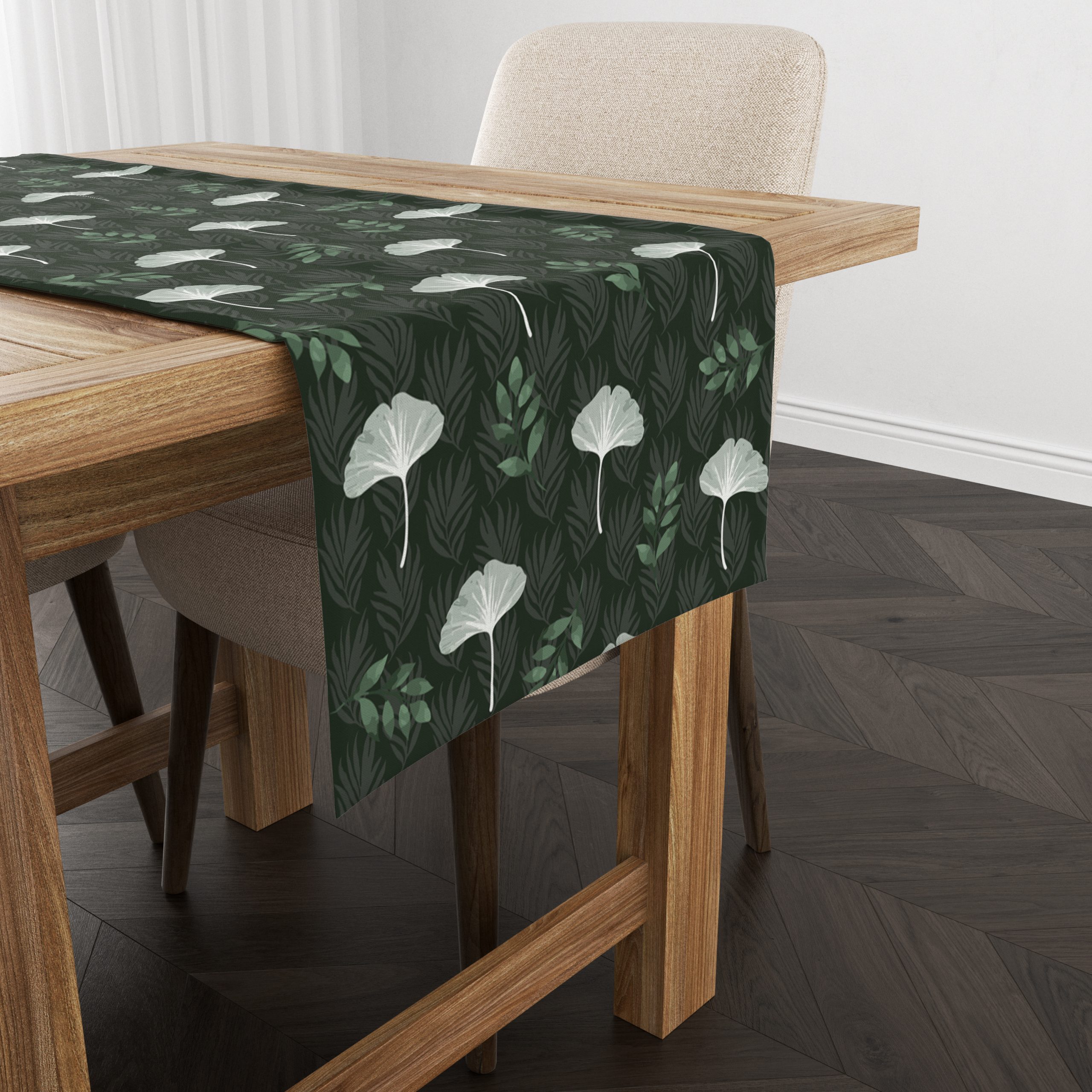 Tropical Green| Table Runner| Premium Quality| Table Linen| Kitchen Linen - Image 4