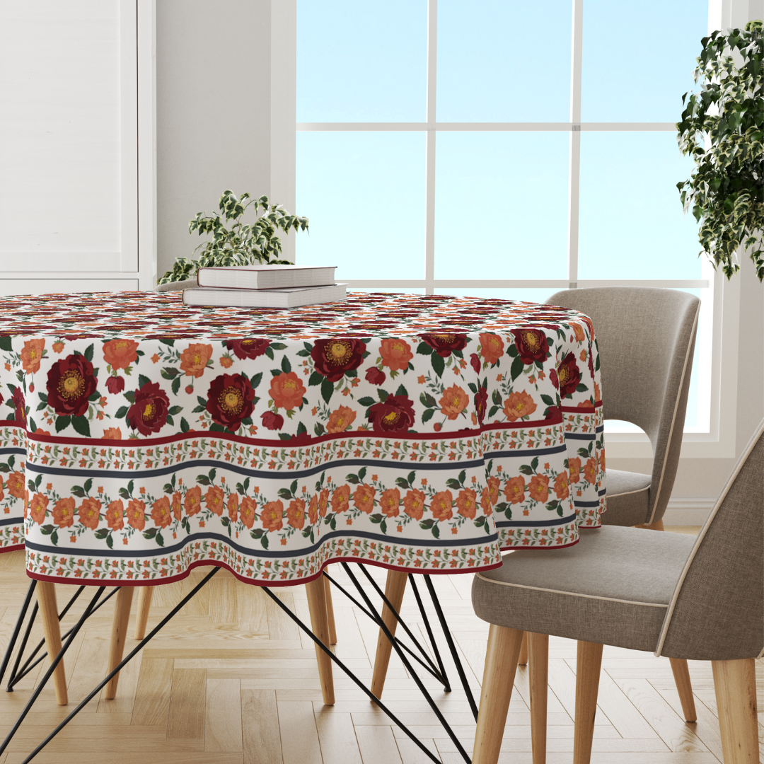 Red Bunch | Premium Quality | Table Cloth/ Table Linen | Kitchen Linen