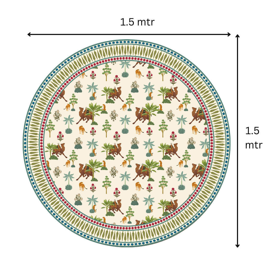 Camel Block | Premium Quality | Table Cloth/ Table Linen | Kitchen Linen - Image 4