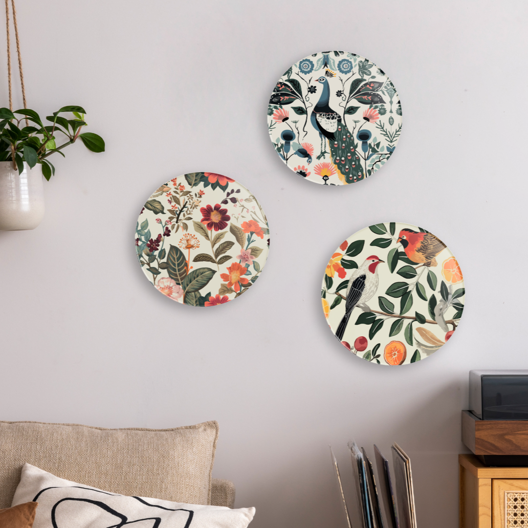Floral | Premium Quality | Wall Plates/ Wall Art | Wall Hanging - Image 3