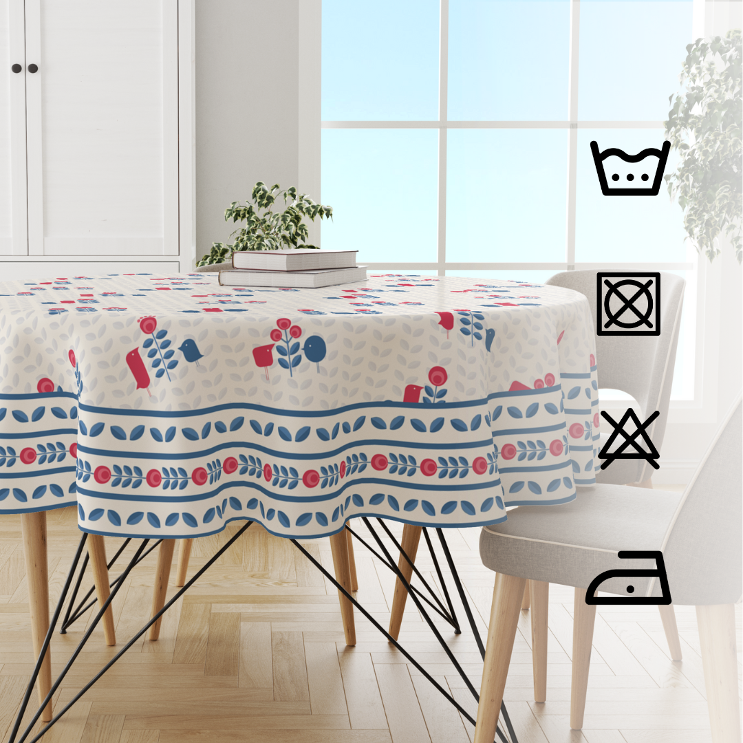 Blue Minimal | Premium Quality | Table Cloth/ Table Linen | Kitchen Linen - Image 5