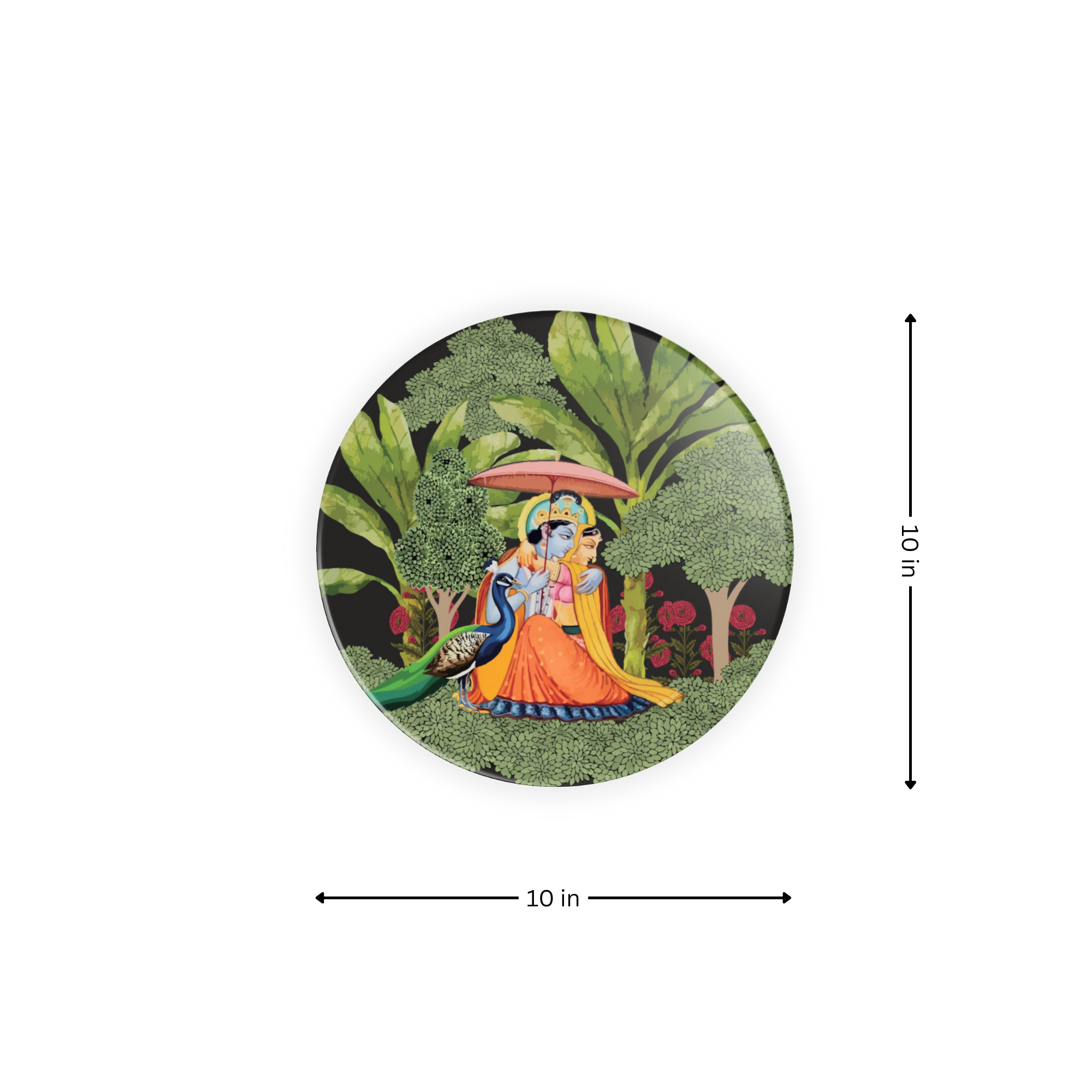 Madhubani | Premium Quality | Wall Plates/ Wall Art | Wall Hanging - Image 6