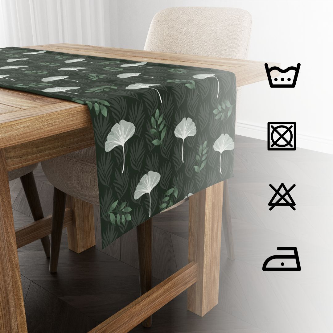 Tropical Green| Table Runner| Premium Quality| Table Linen| Kitchen Linen - Image 9