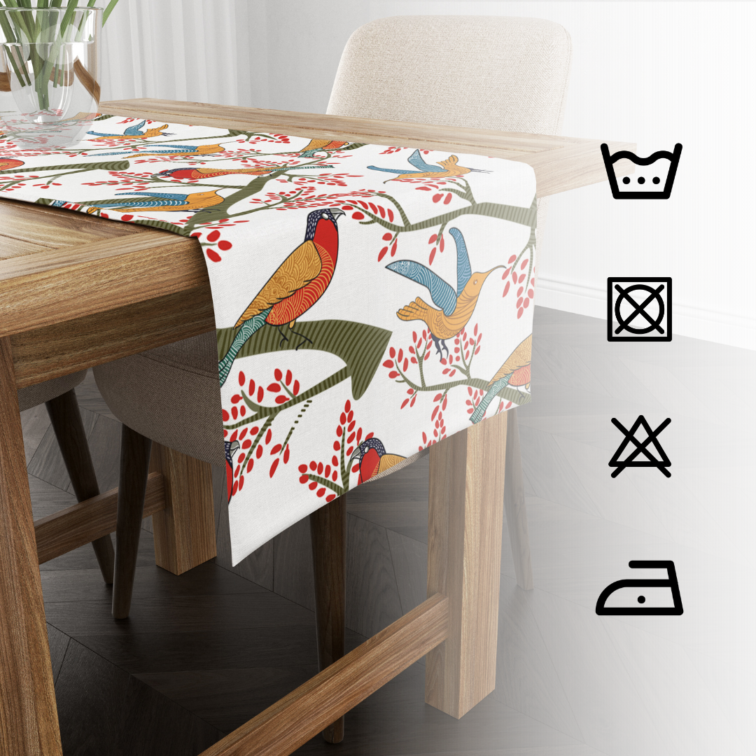 Bird Of Paradise| Table Linen/ Kitchen Linen| Table Runner| Premium Quality - Image 6