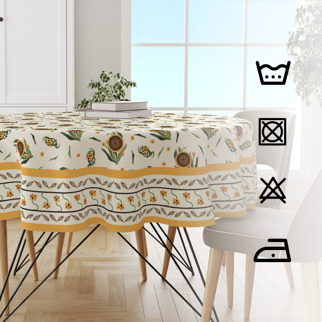 Sunflower | Premium Quality | Table Cloth/ Table Linen | Kitchen Linen - Image 5
