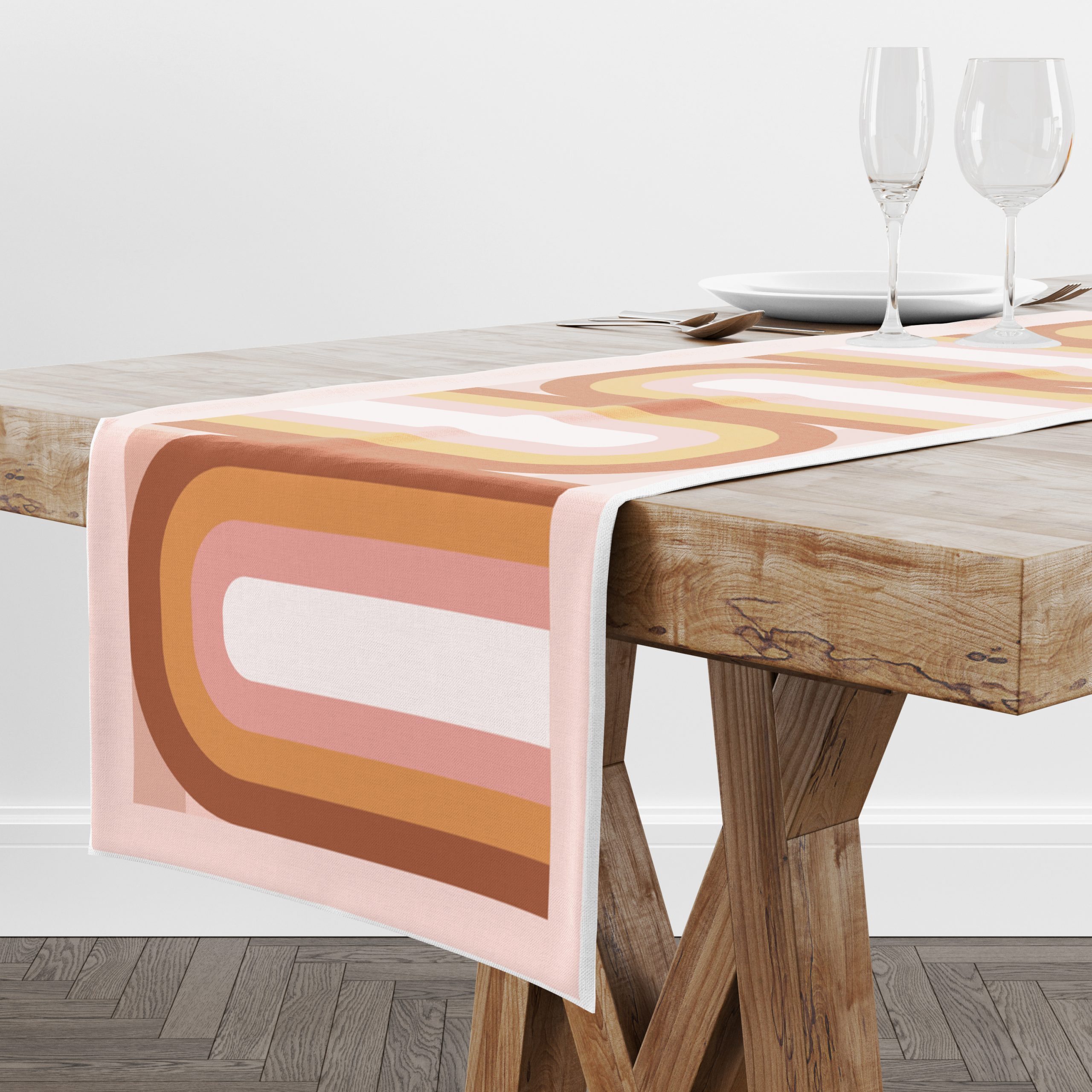 Boho U Design| Table Linen/ Table Runner| Premium Quality| Kitchen Linen - Image 5