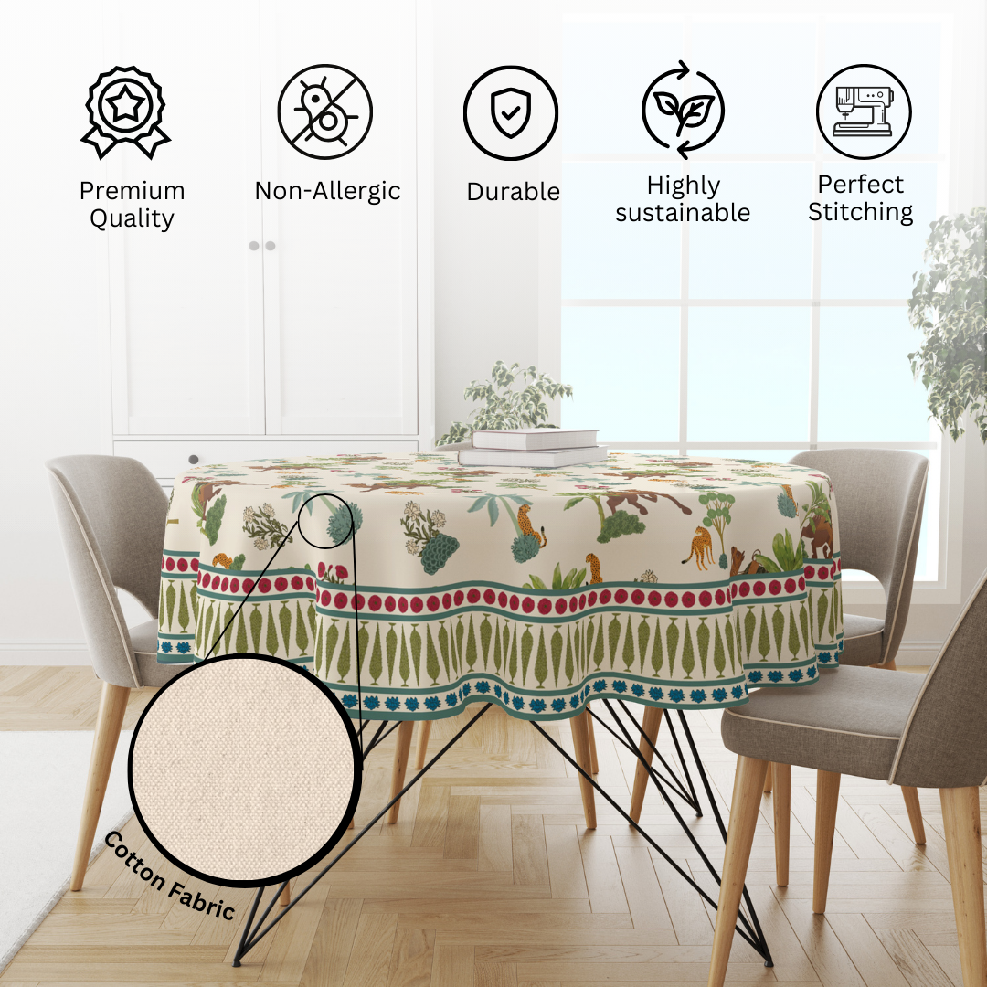 Camel Block | Premium Quality | Table Cloth/ Table Linen | Kitchen Linen - Image 6