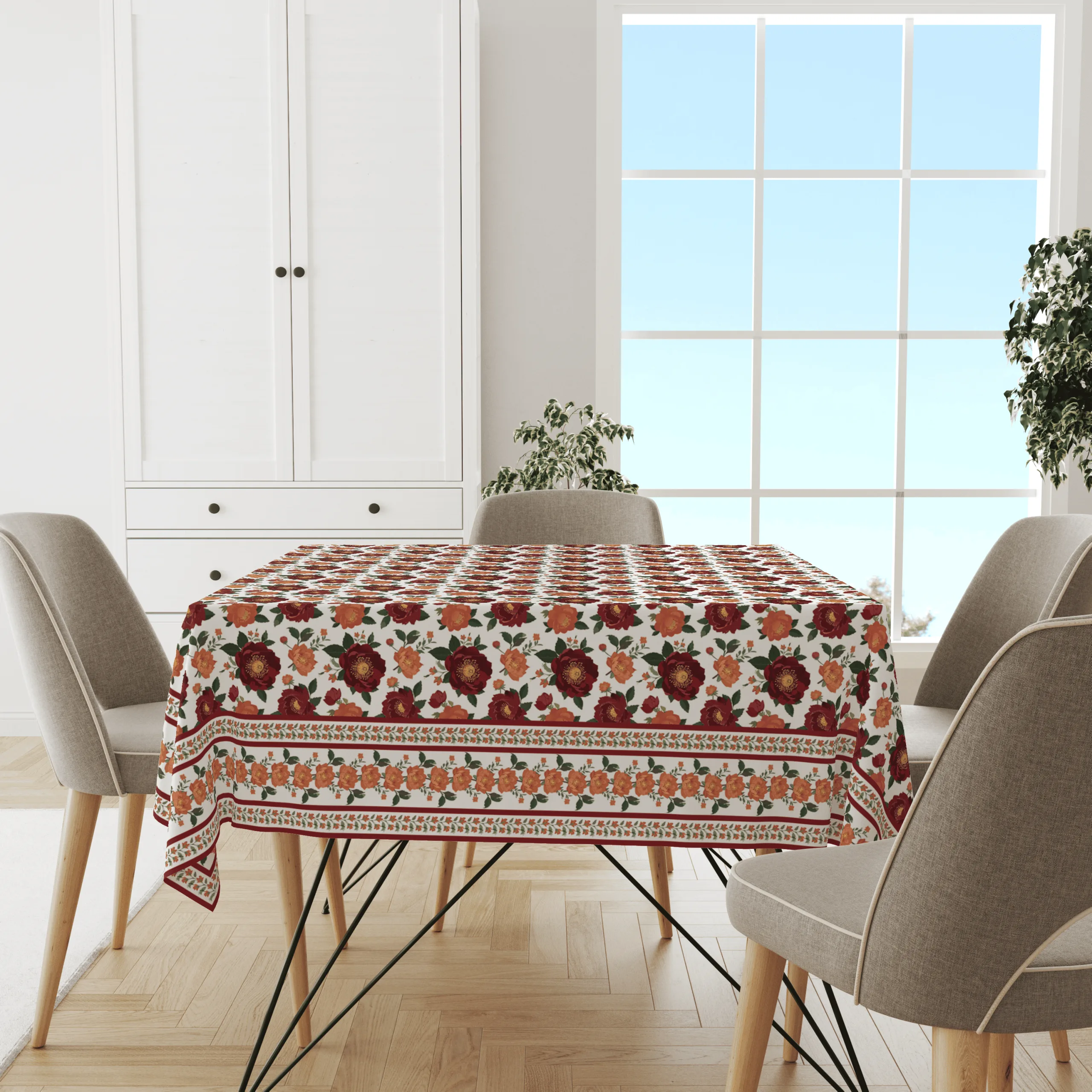 Red Bunch| Premium Quality | Table Cloth | Dining Table Cloth - Image 2