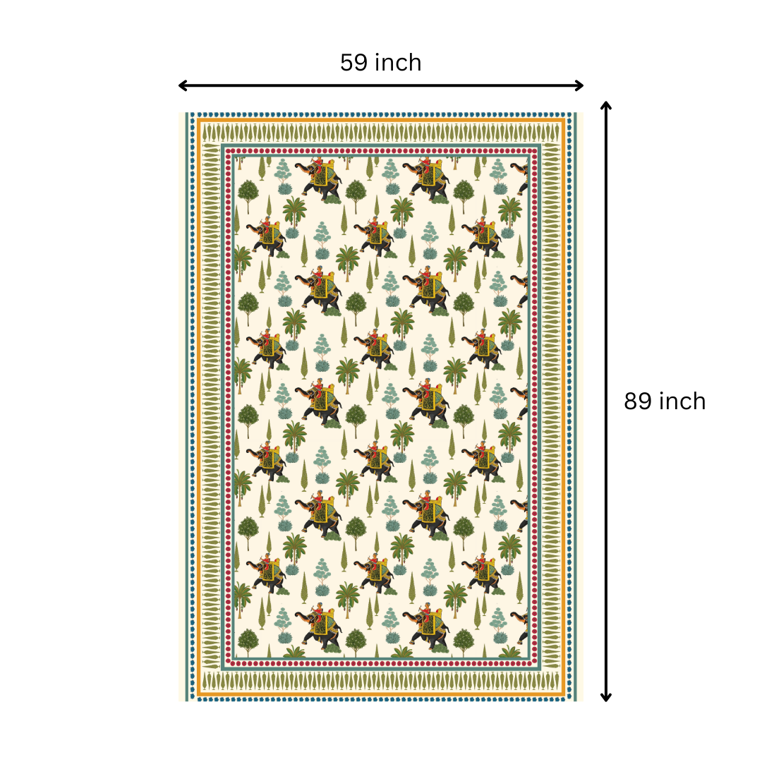 Royal Elephant | Premium Quality | Table Cloth | Dining Table Cloth - Image 6