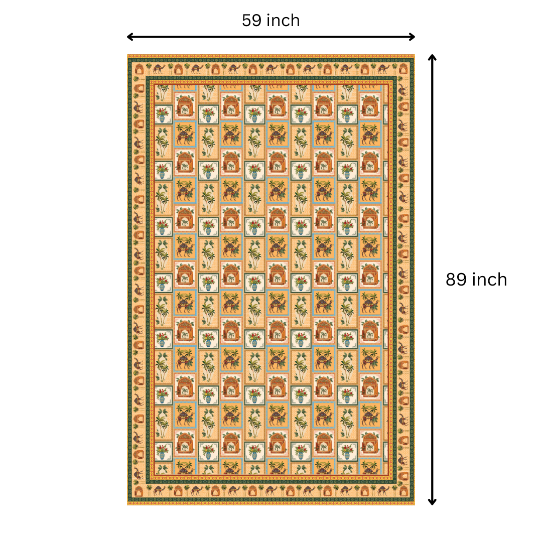 Jaipuri Jharoke| Premium Quality | Table Cloth | Dining Table Cloth - Image 8