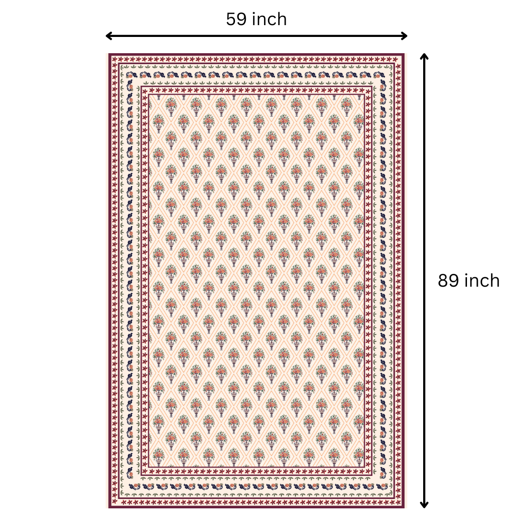Maroon Block | Premium Quality | Table Cloth | Dining Table Cloth - Image 7