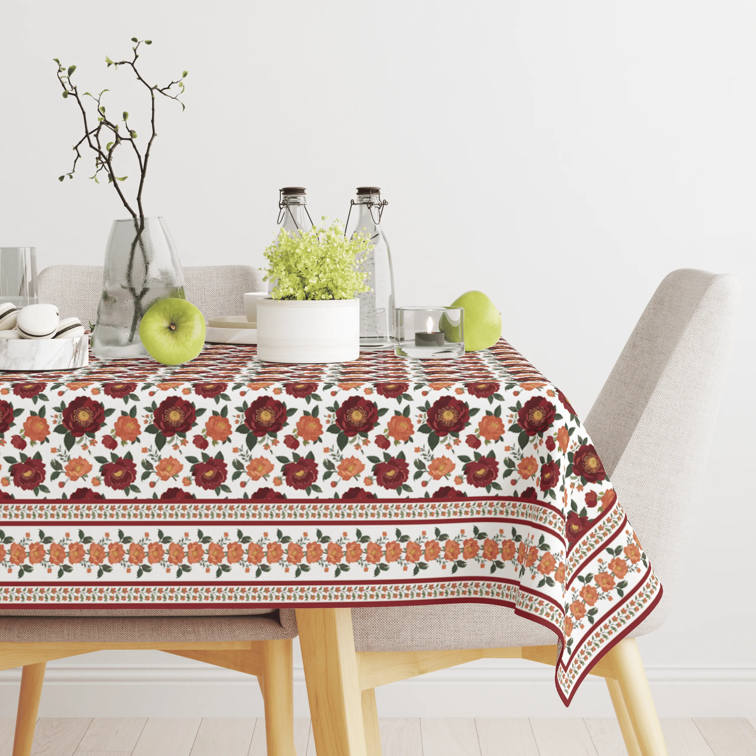 Red Bunch| Premium Quality | Table Cloth | Dining Table Cloth