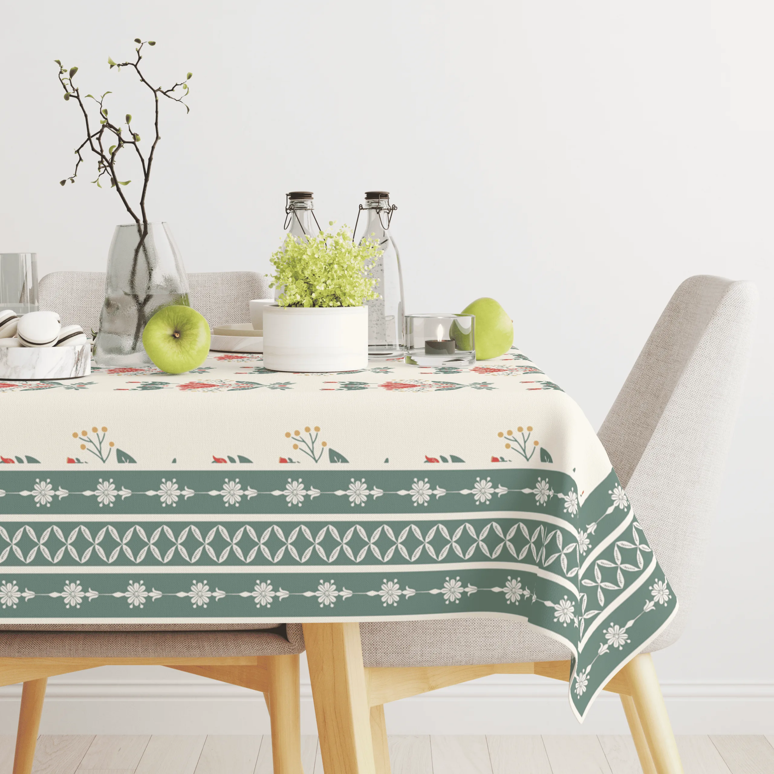 Birds Minimal | Premium Quality | Table Cloth | Dining Table Cloth