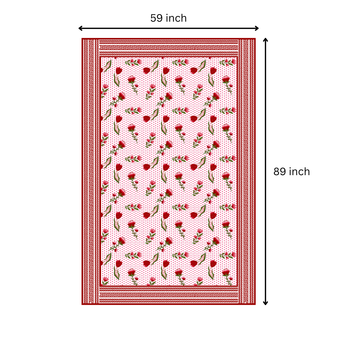 Love Red | Premium Quality | Table Cloth | Dining Table Cloth - Image 8