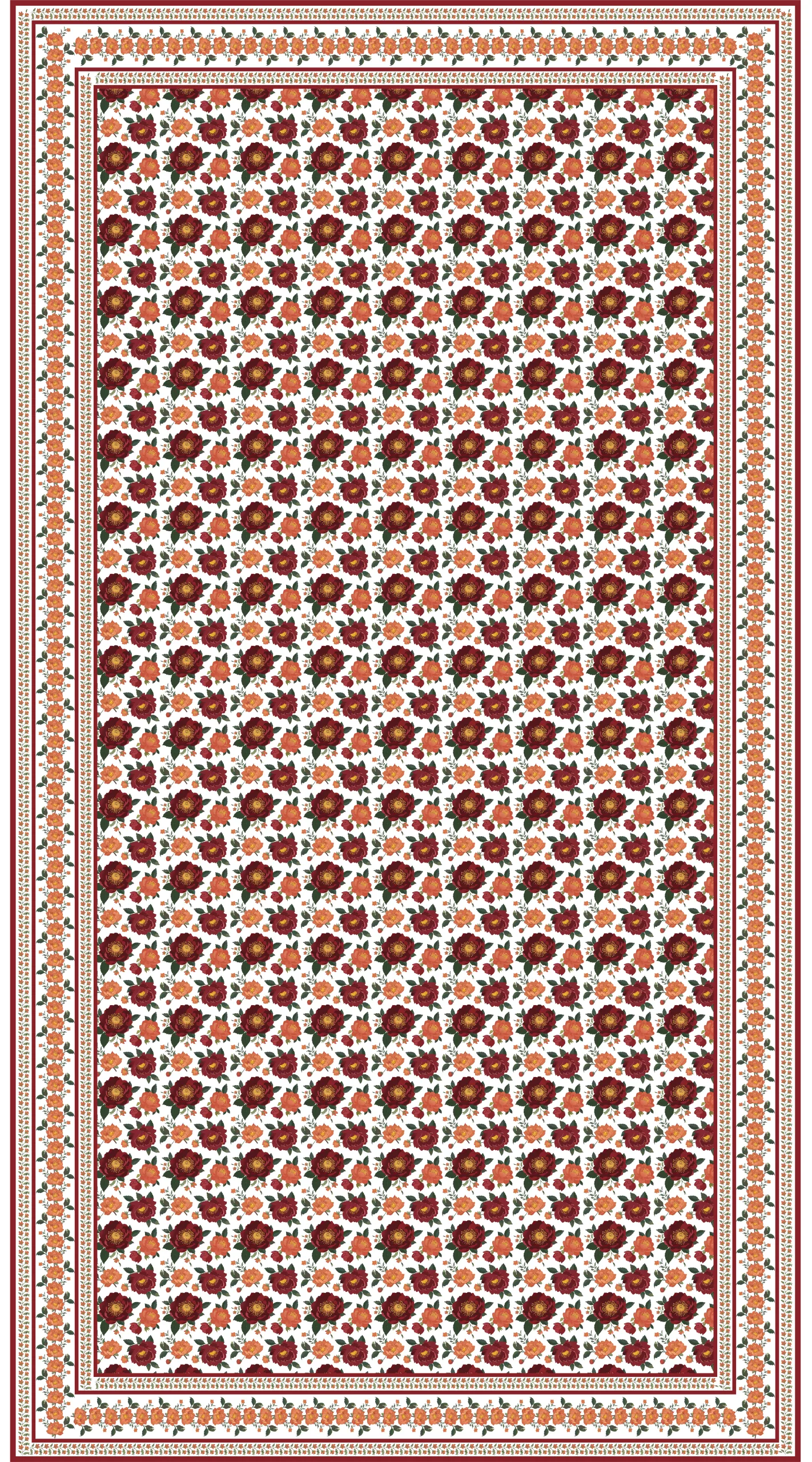 Red Bunch| Premium Quality | Table Cloth | Dining Table Cloth - Image 9