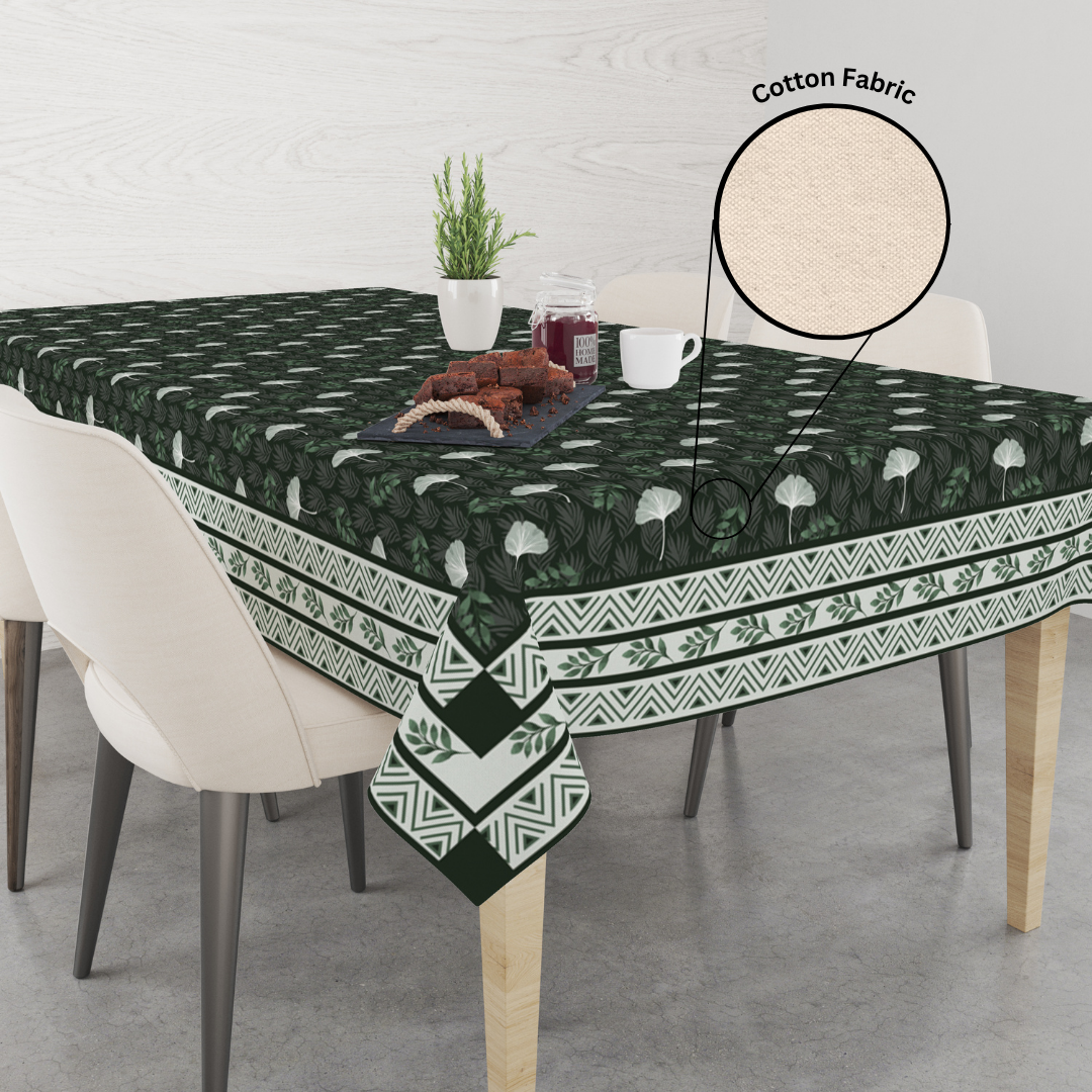 Tropical green | Premium Quality | Table Cloth | Dining Table Cloth - Image 2