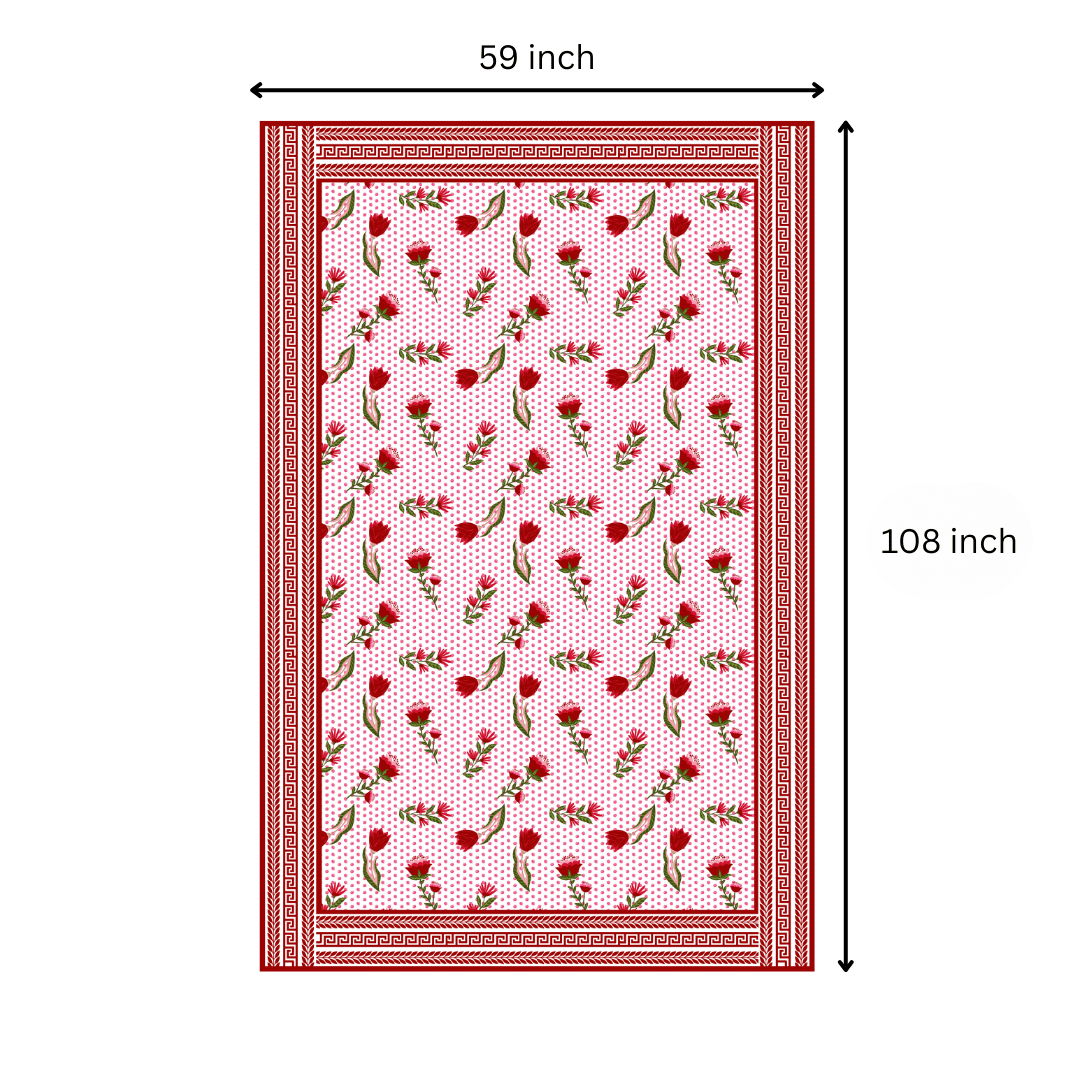Love Red | Premium Quality | Table Cloth | Dining Table Cloth - Image 7