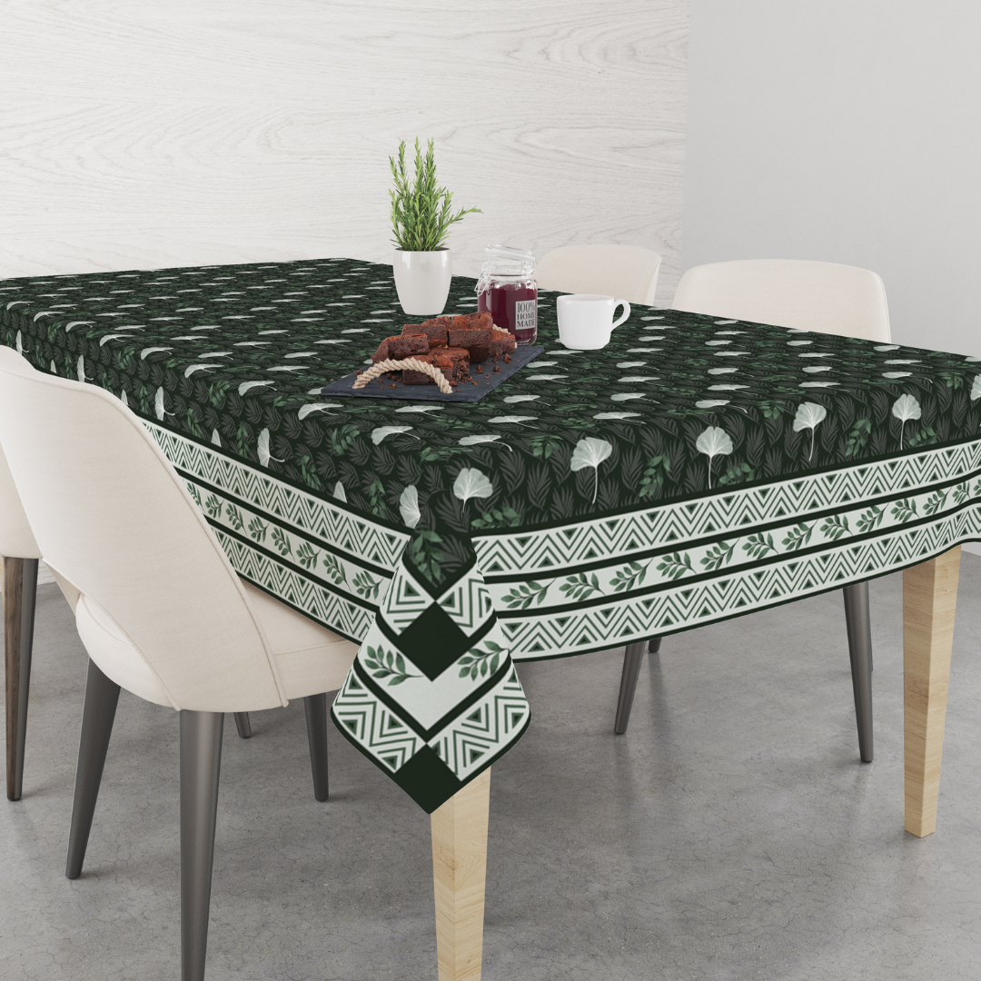 Tropical green | Premium Quality | Table Cloth | Dining Table Cloth - Image 3