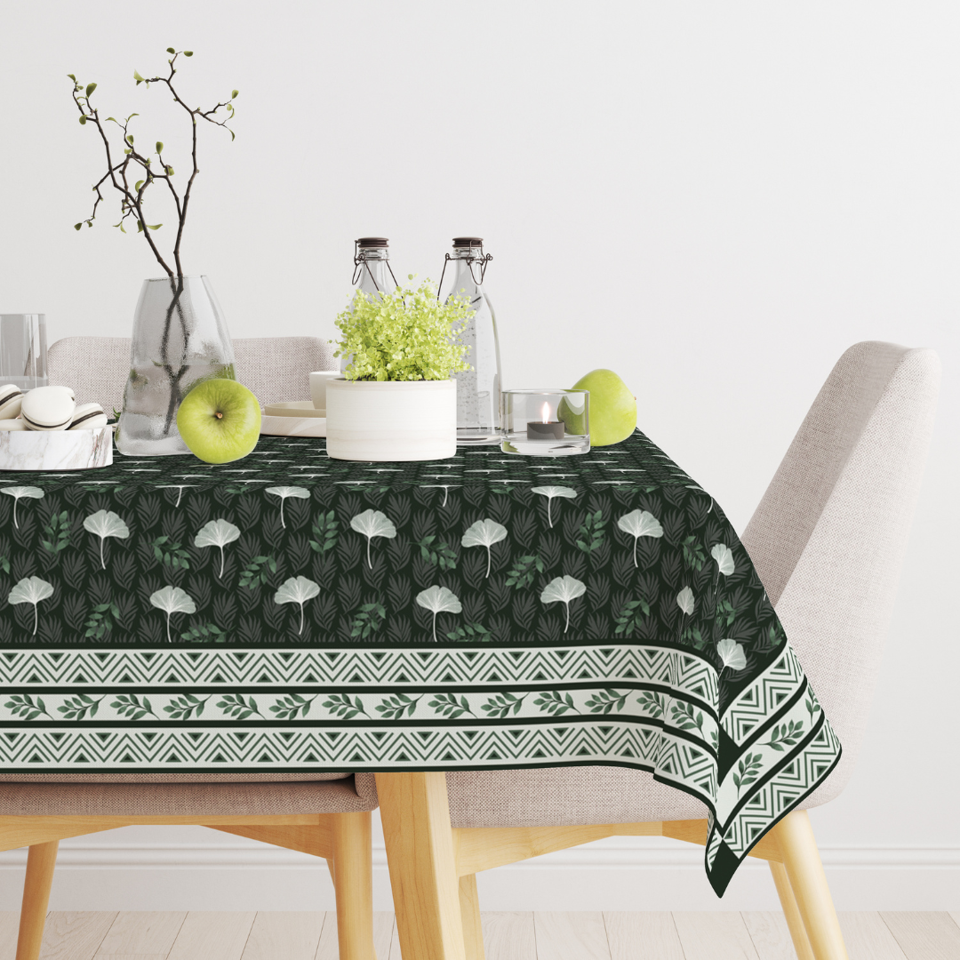 Tropical green | Premium Quality | Table Cloth | Dining Table Cloth