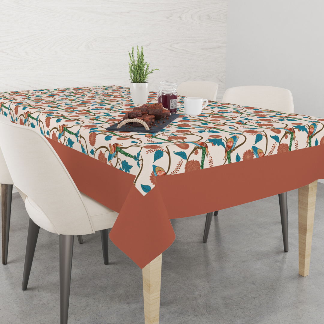 Parrot| Premium Quality | Table Cloth | Dining Table Cloth - Image 2