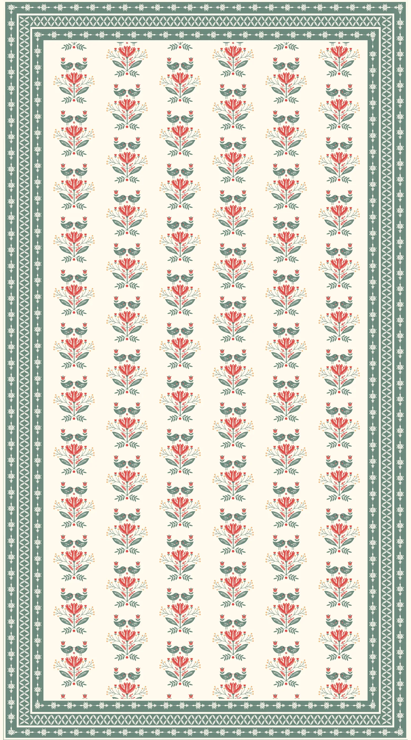 Birds Minimal | Premium Quality | Table Cloth | Dining Table Cloth - Image 9