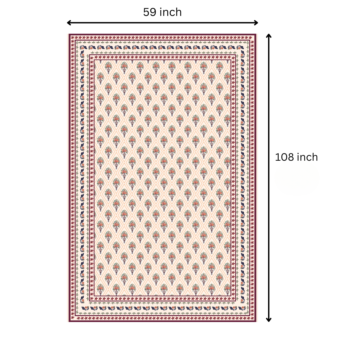 Maroon Block | Premium Quality | Table Cloth | Dining Table Cloth - Image 8