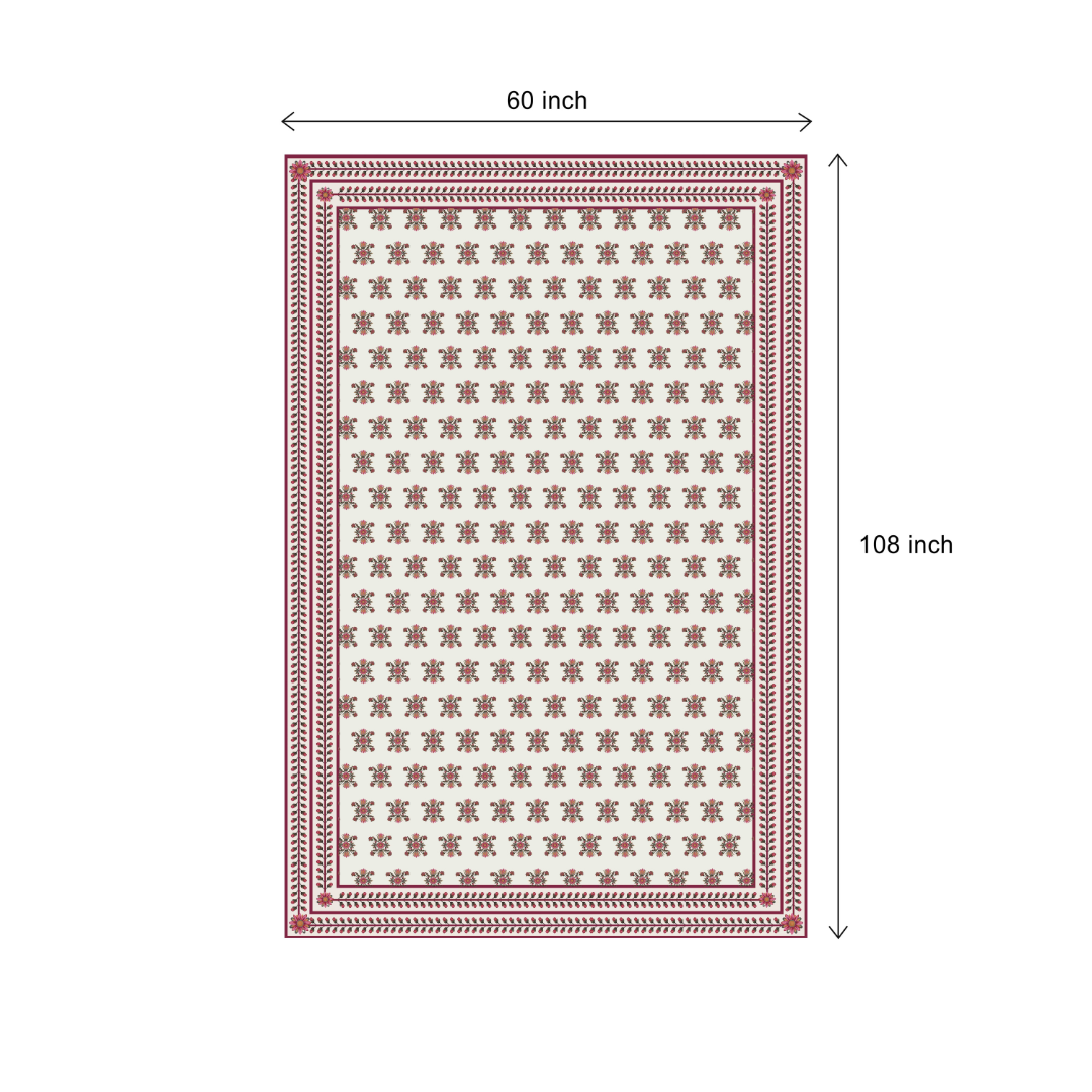 Maroon Block| Premium Quality | Table Cloth | Dining Table Cloth - Image 7