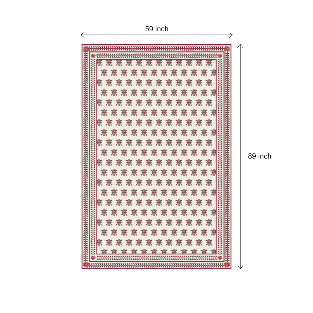 Maroon Block| Premium Quality | Table Cloth | Dining Table Cloth - Image 8
