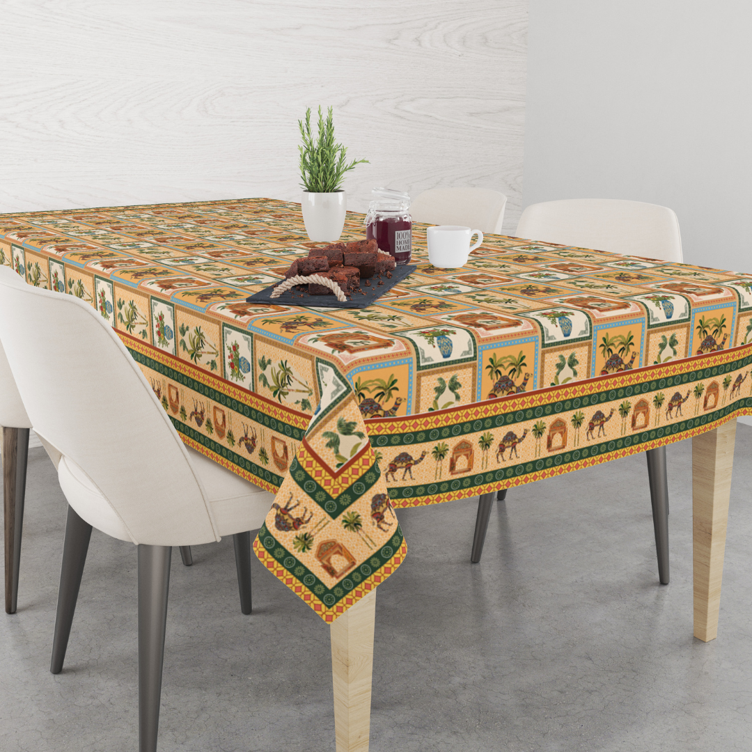 Jaipuri Jharoke| Premium Quality | Table Cloth | Dining Table Cloth - Image 3