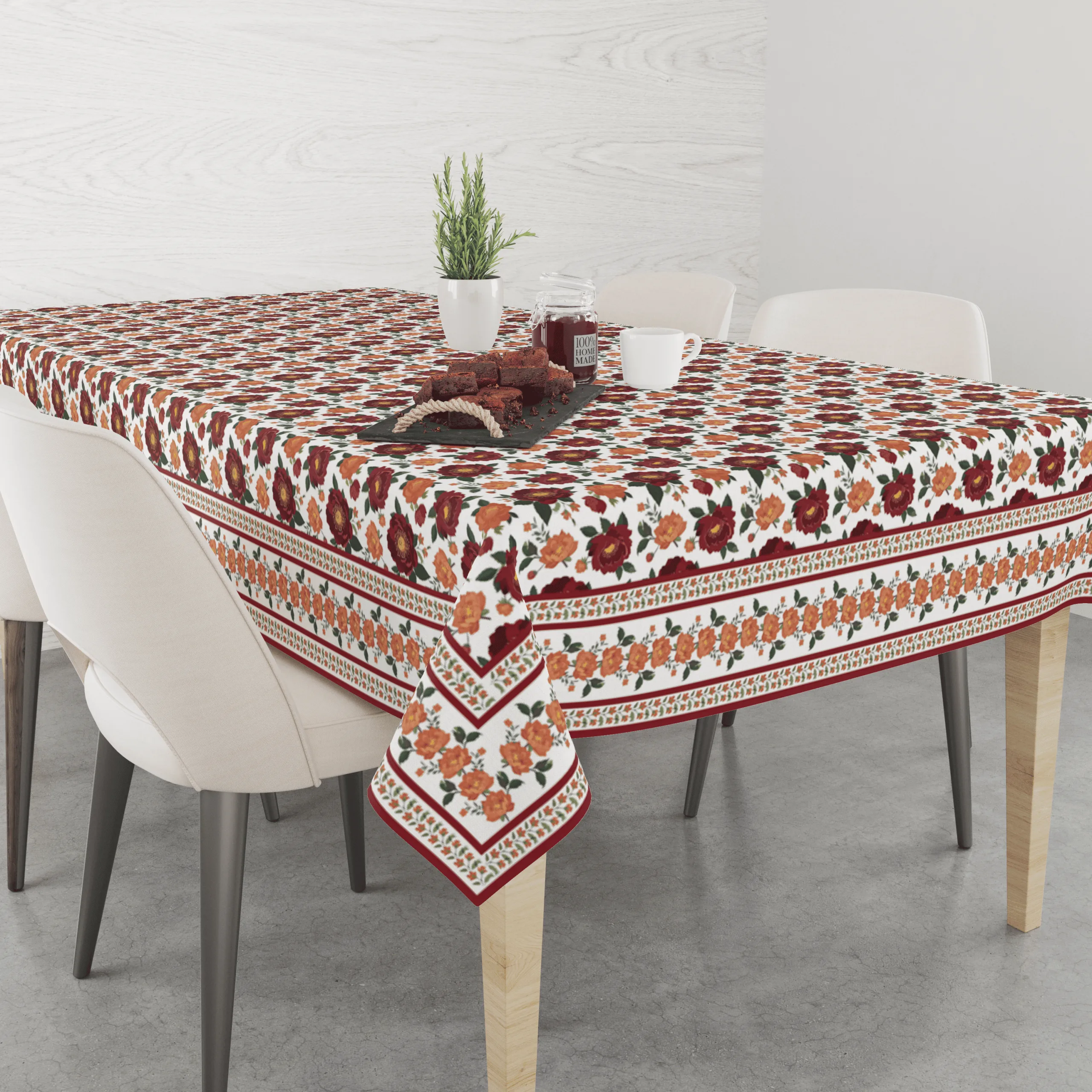 Red Bunch| Premium Quality | Table Cloth | Dining Table Cloth - Image 4
