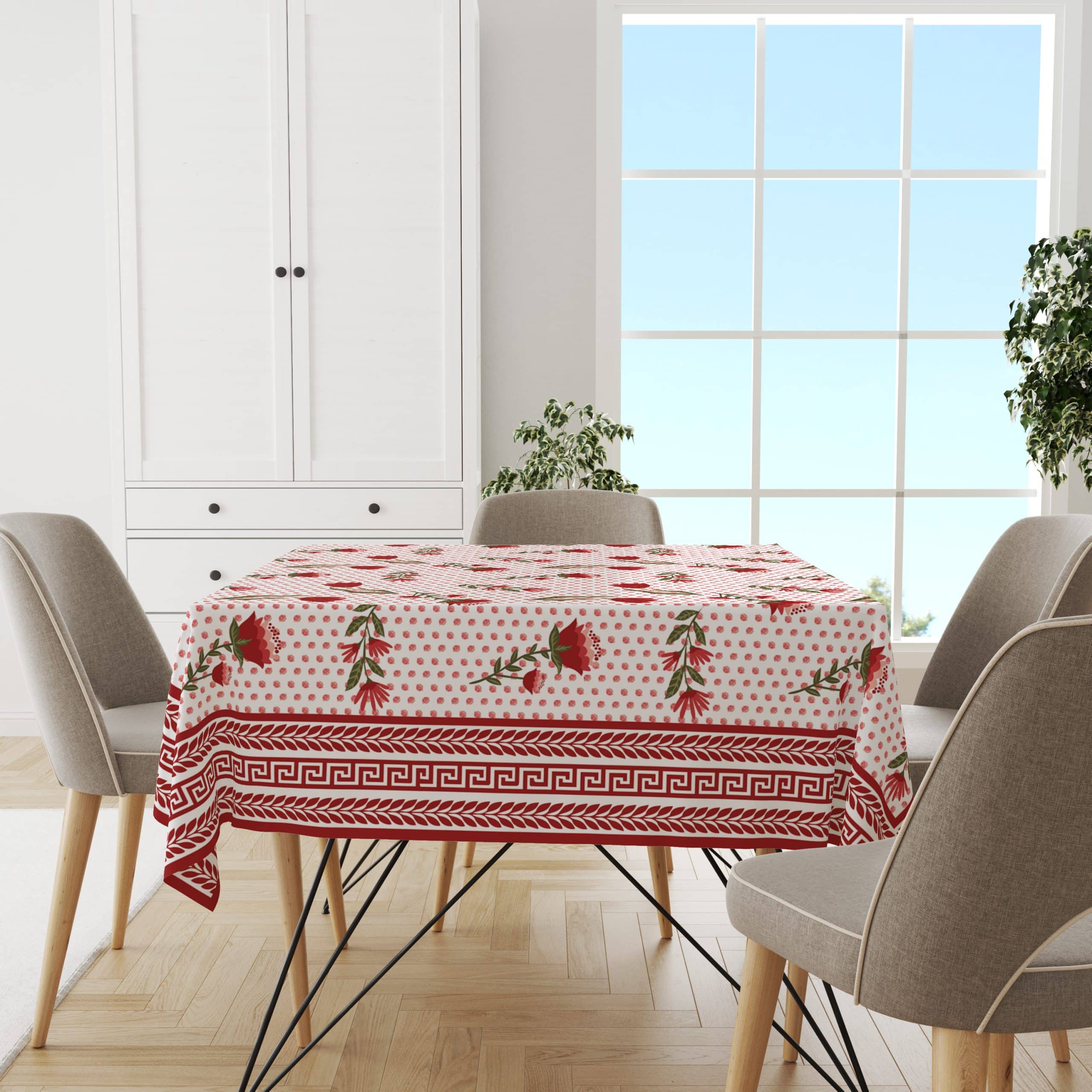 Love Red | Premium Quality | Table Cloth | Dining Table Cloth - Image 5