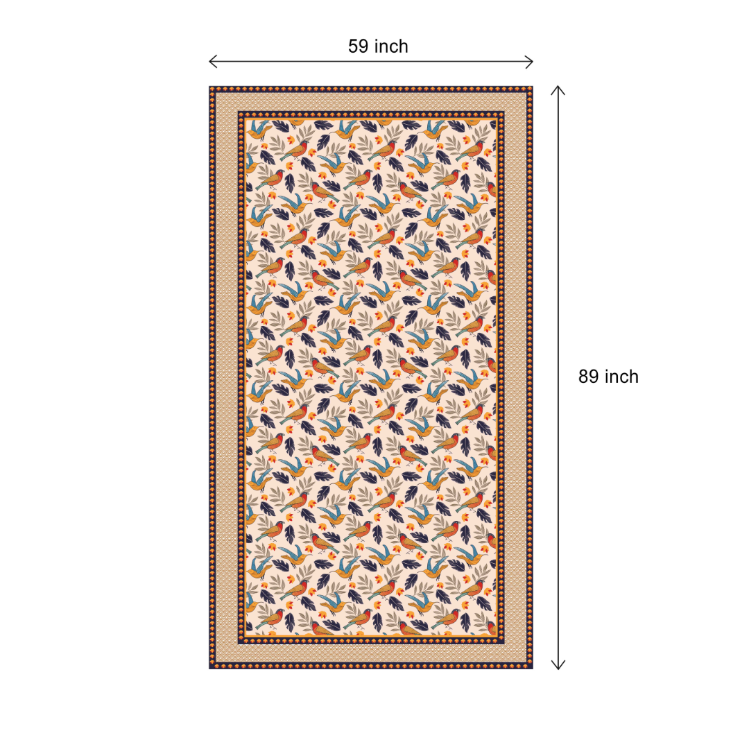 Chirpy Bird | Premium Quality | Table Cloth | Dining Table Cloth - Image 10