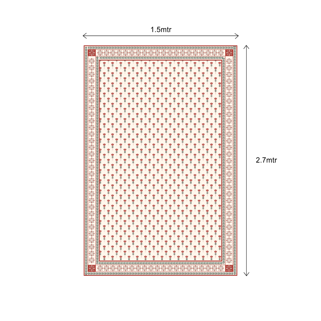 Floral Petal| Premium Quality | Table Cloth | Dining Table Cloth - Image 8