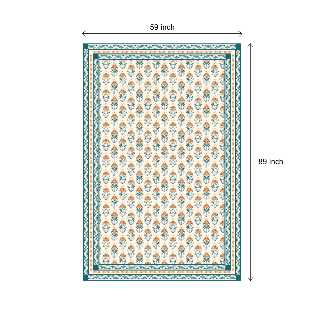 Blue Block | Premium Quality | Table Cloth | Dining Table Cloth - Image 6