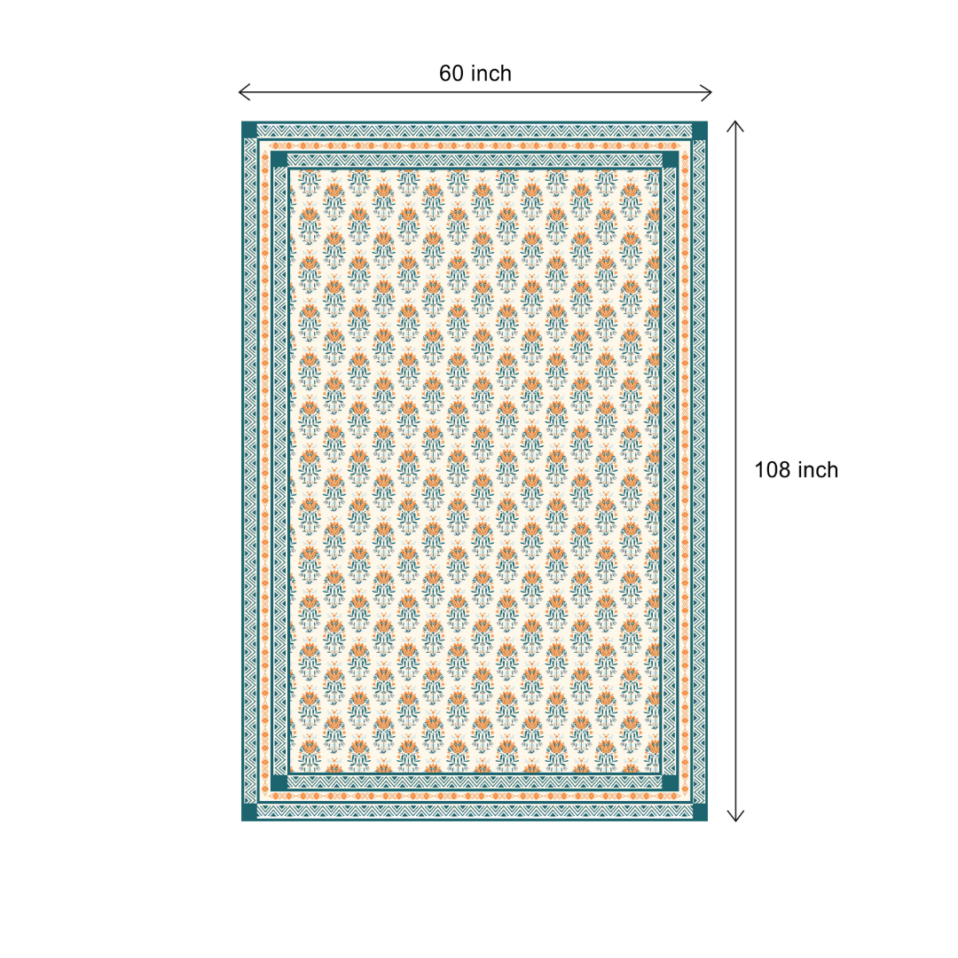 Blue Block | Premium Quality | Table Cloth | Dining Table Cloth - Image 7