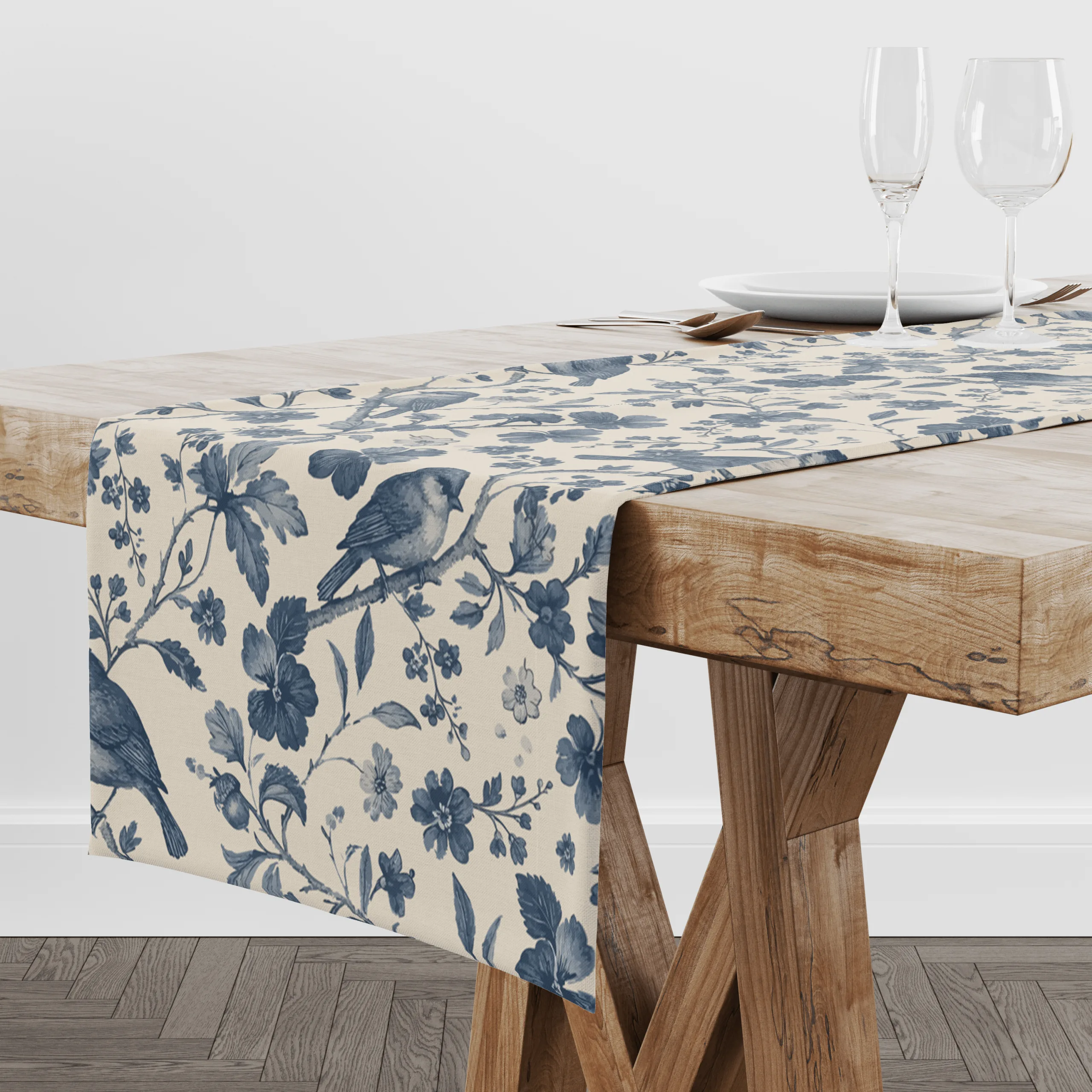Birds Roots| Table Runner | Table Linen | Kitchen And Table Linen - Image 2
