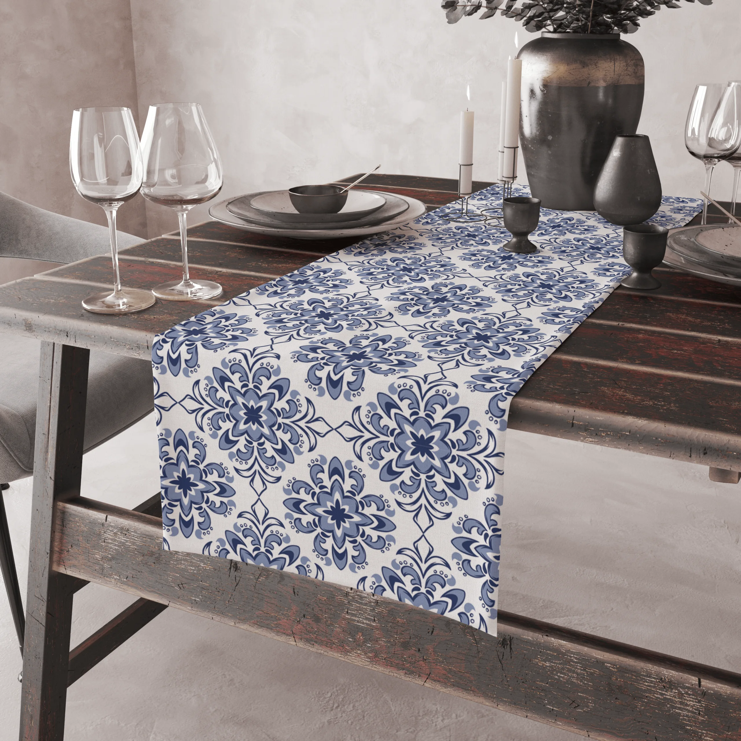 Turkish Block| Table Linen/ Kitchen Linen| Table Runner| Premium Quality - Image 3