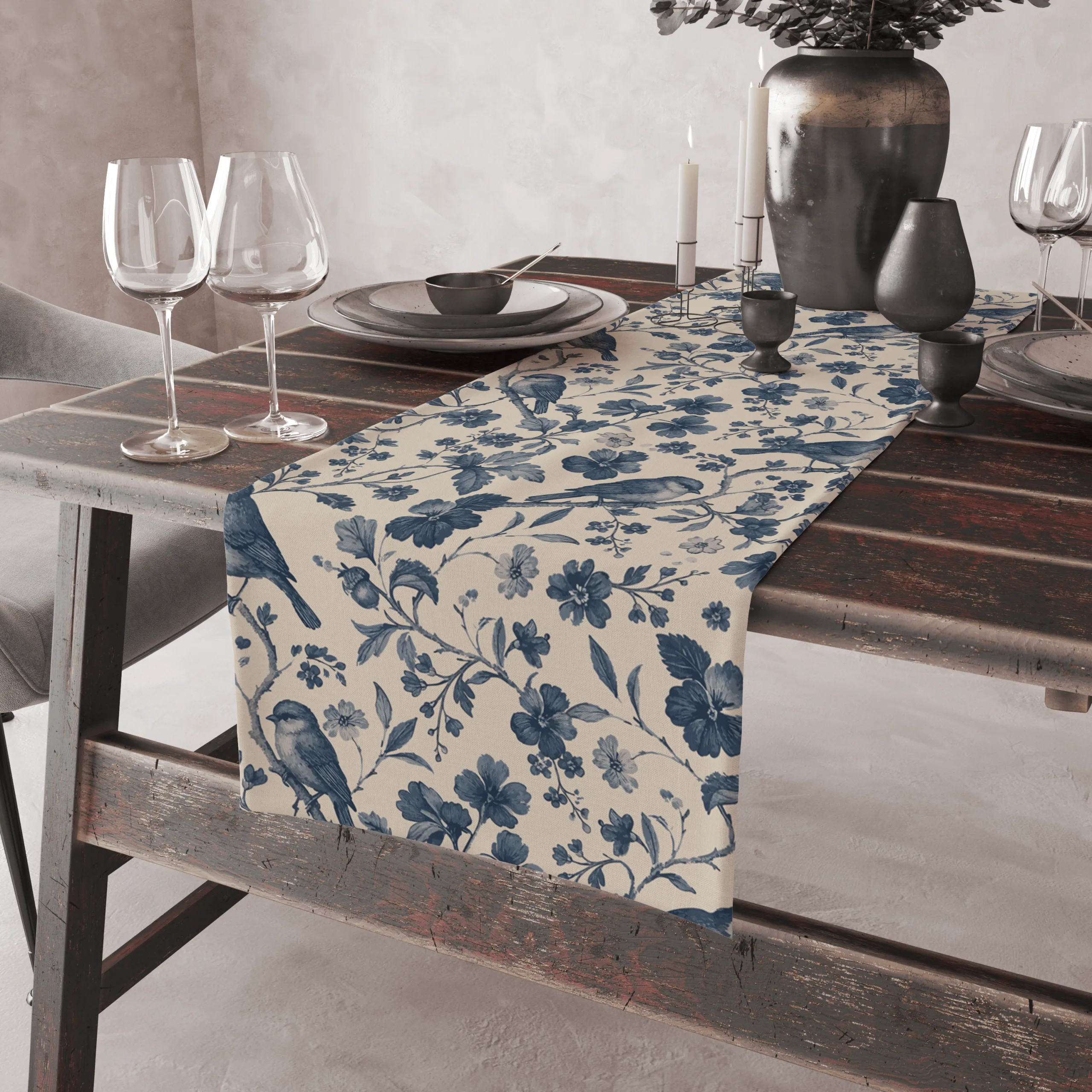 Birds Roots| Table Runner | Table Linen | Kitchen And Table Linen - Image 4