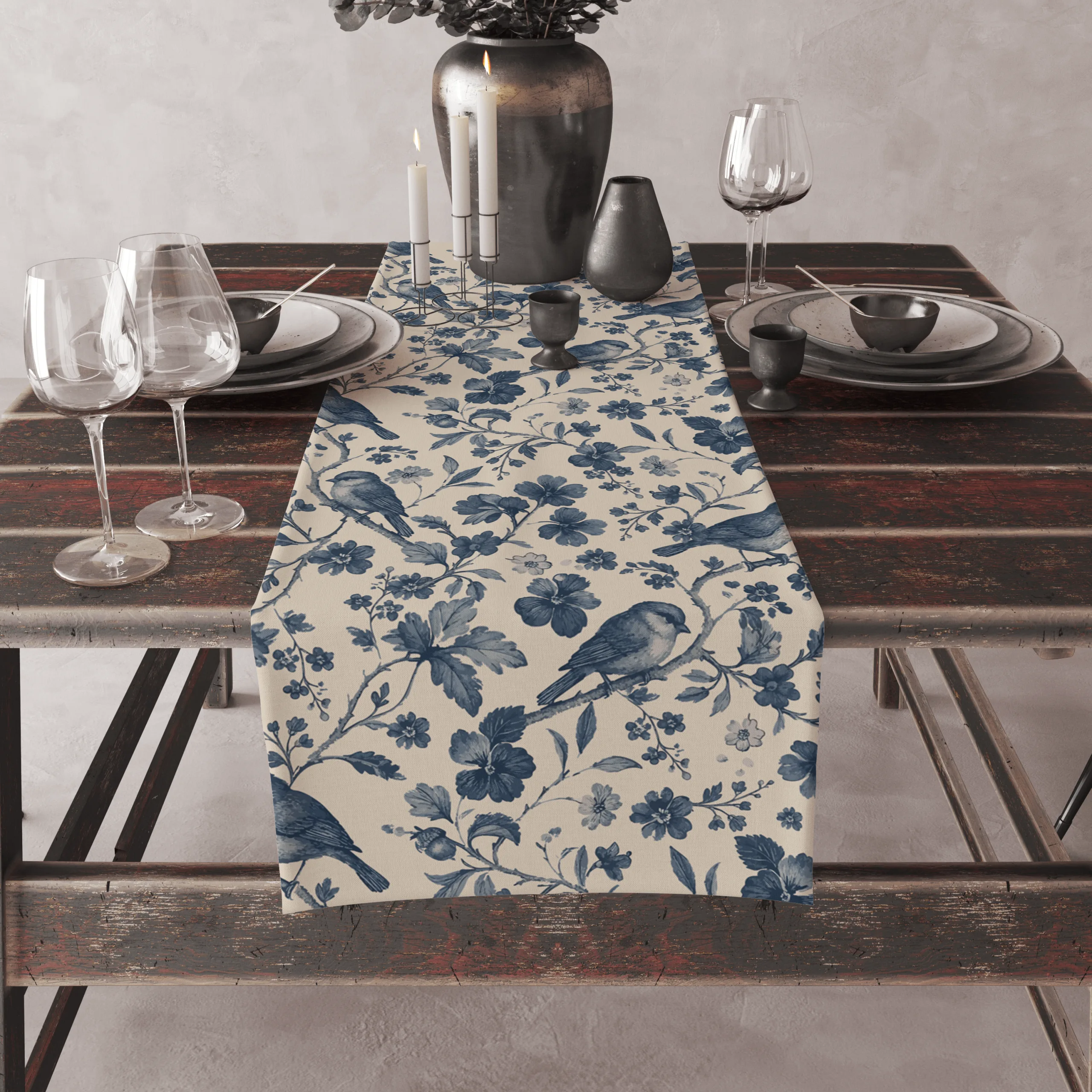 Birds Roots| Table Runner | Table Linen | Kitchen And Table Linen - Image 5