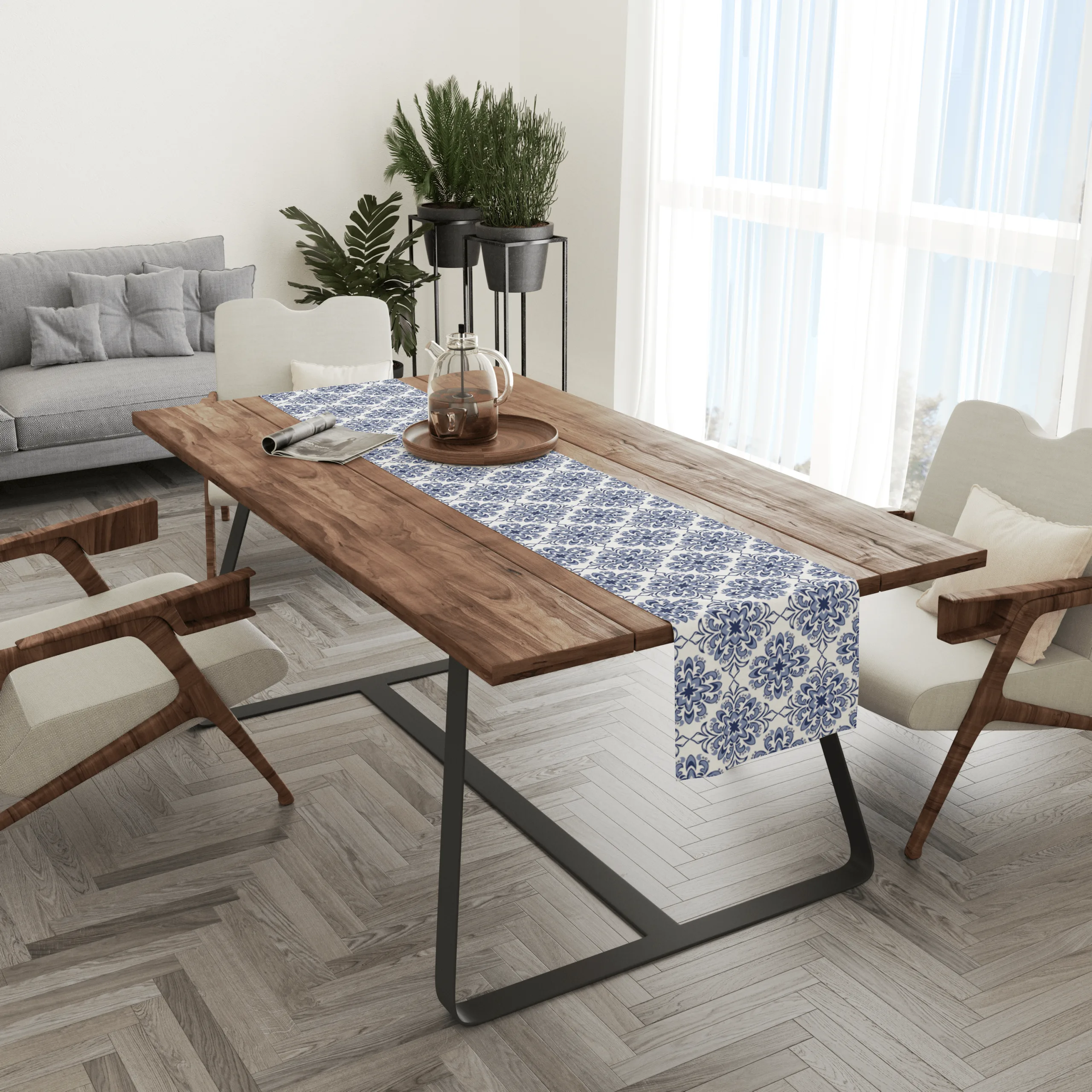 Turkish Block| Table Linen/ Kitchen Linen| Table Runner| Premium Quality - Image 5