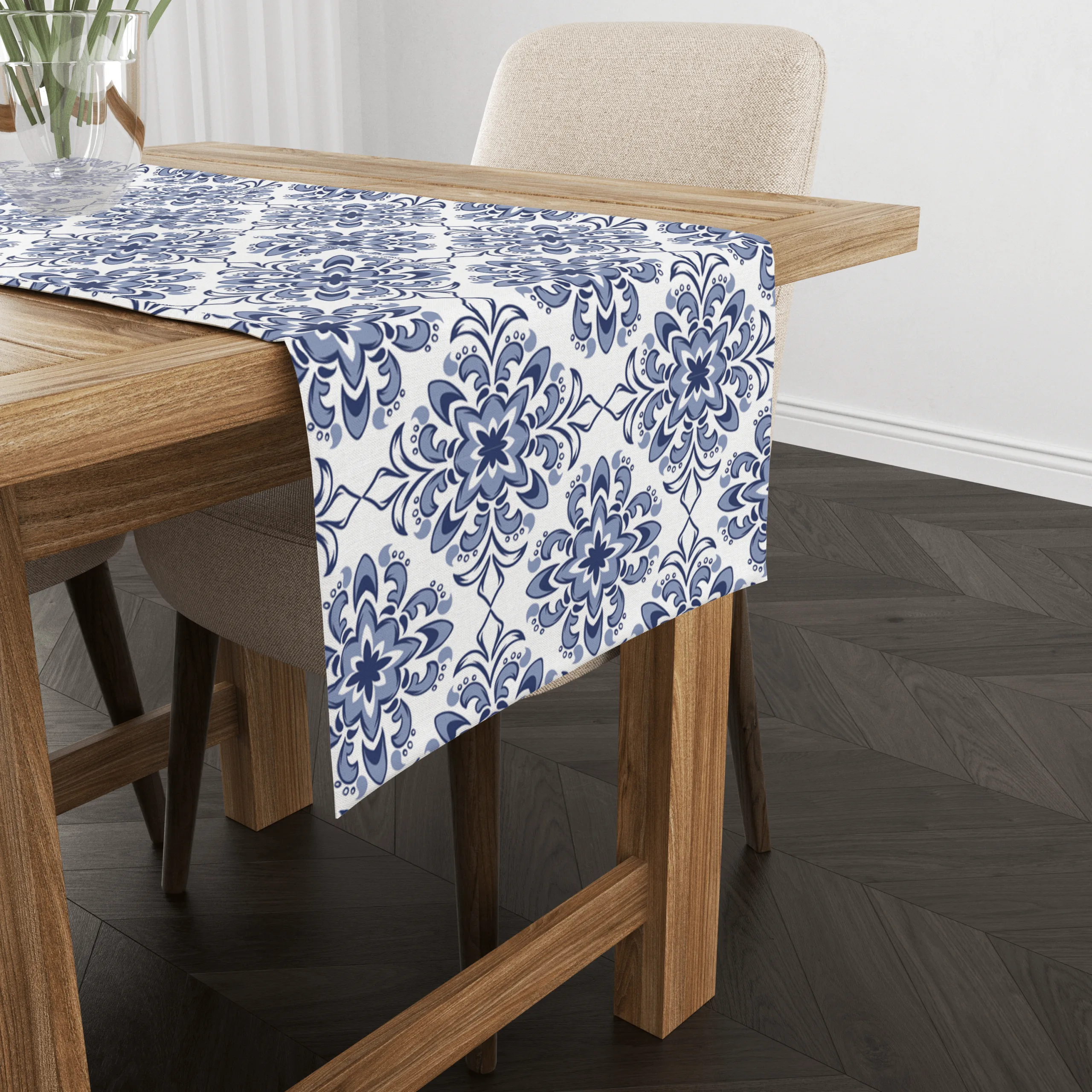 Turkish Block| Table Linen/ Kitchen Linen| Table Runner| Premium Quality - Image 7